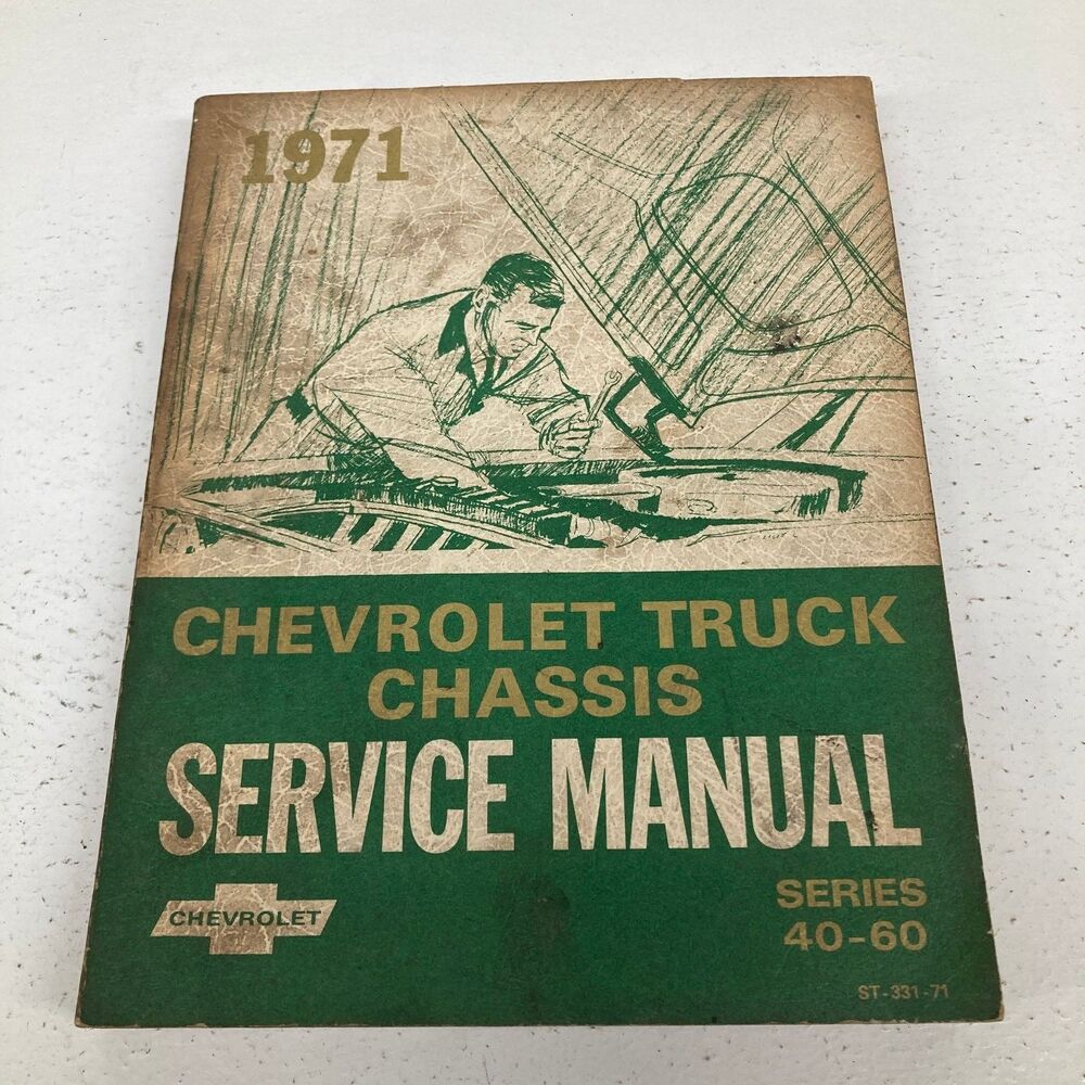 Chevrolet Truck Chassis Service Manual 1971